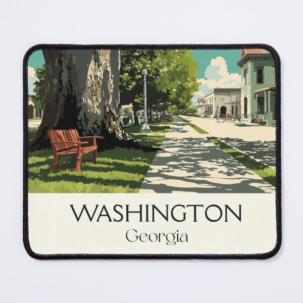 Item preview, Washington Georgia Historic Oak Tree Art Print designed and sold by TuncGK.
