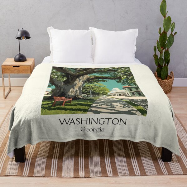 Item preview, Washington Georgia Historic Oak Tree Art Print designed and sold by TuncGK.