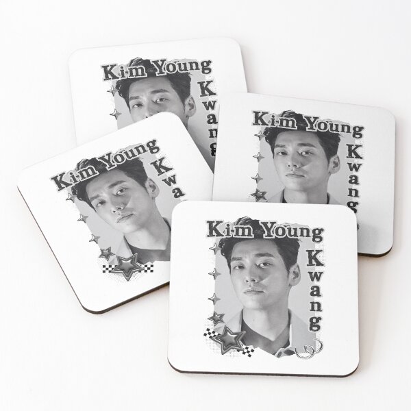 Item preview, Kim Young-kwang (김영광) Korean Actor Kdrama Black and White Collage Digital Art Portrait designed and sold by AJUNICE STUDIO.