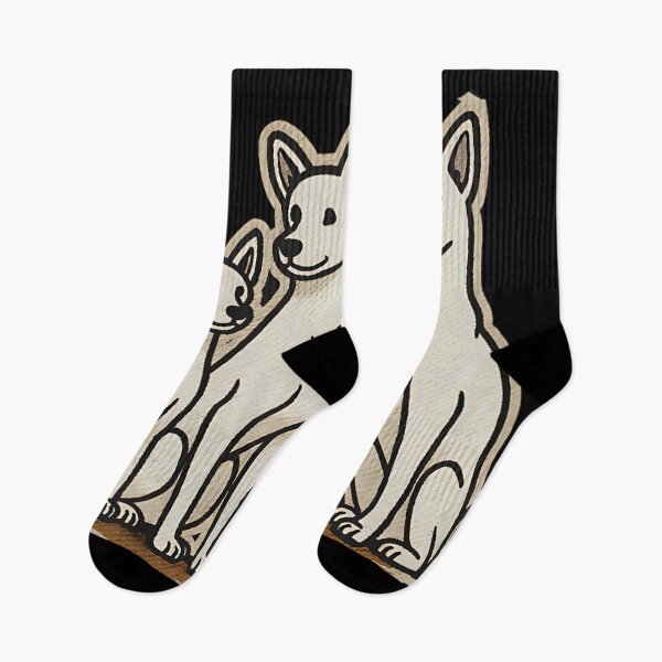 Item preview, Cute White Dog Pack Friendship Design designed and sold by ArtDesignTp.