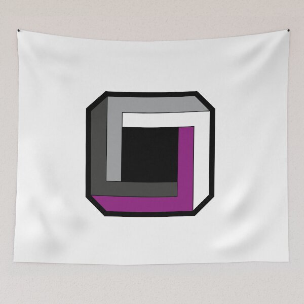 Item preview, Geometric Asexual Flag – Subtle LGBTQ+ Pride for Everyday Wear designed and sold by SafeSpace-co.