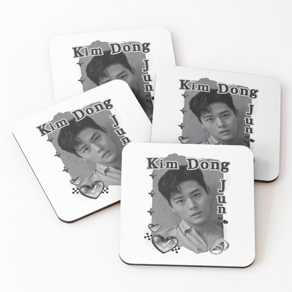 Item preview, Kim Dong-jun (김동준) Korean Actor Kdrama Black and White Collage Digital Art Portrait designed and sold by AJUNICE STUDIO.