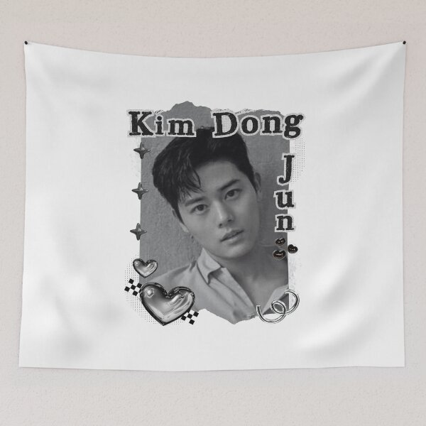 Item preview, Kim Dong-jun (김동준) Korean Actor Kdrama Black and White Collage Digital Art Portrait designed and sold by AJUNICE STUDIO.