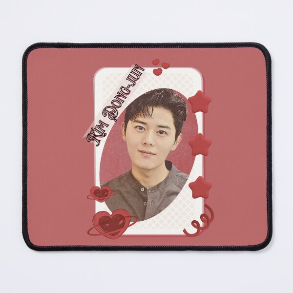 Item preview, Kim Dong-jun (김동준) Korean Actor Kdrama Card Red Aesthetic Collage Design designed and sold by AJUNICE STUDIO.