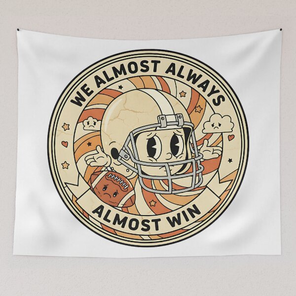 Item preview, We Almost Always Almost Win Retro Football Design designed and sold by ArtDesignTp.