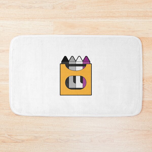 Item preview, Asexual Flag Crayons – Subtle LGBTQ+ Pride for Everyday Wear designed and sold by SafeSpace-co.