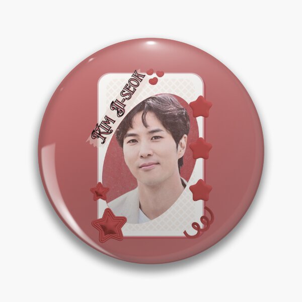 Item preview, Kim Ji-seok (김지석) Korean Actor Kdrama Card Red Aesthetic Collage Design designed and sold by AJUNICE STUDIO.