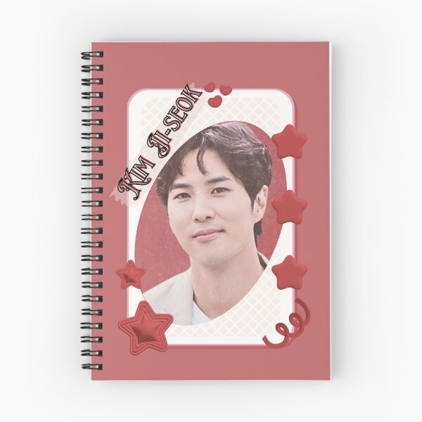 Item preview, Kim Ji-seok (김지석) Korean Actor Kdrama Card Red Aesthetic Collage Design designed and sold by AJUNICE STUDIO.