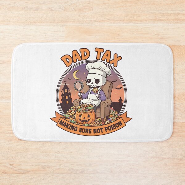 Item preview, Dad Tax Skeleton Funny Candy Check Halloween Design designed and sold by ArtDesignTp.