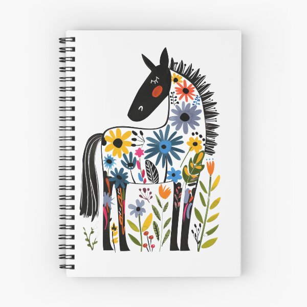 Item preview, Standing Abstract Funny Horse withFlowers designed and sold by Judy'sGoodstuff.
