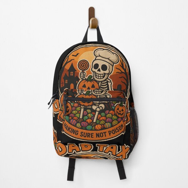 Item preview, Dad Tax Skeleton Funny Halloween Candy Check Design designed and sold by ArtDesignTp.