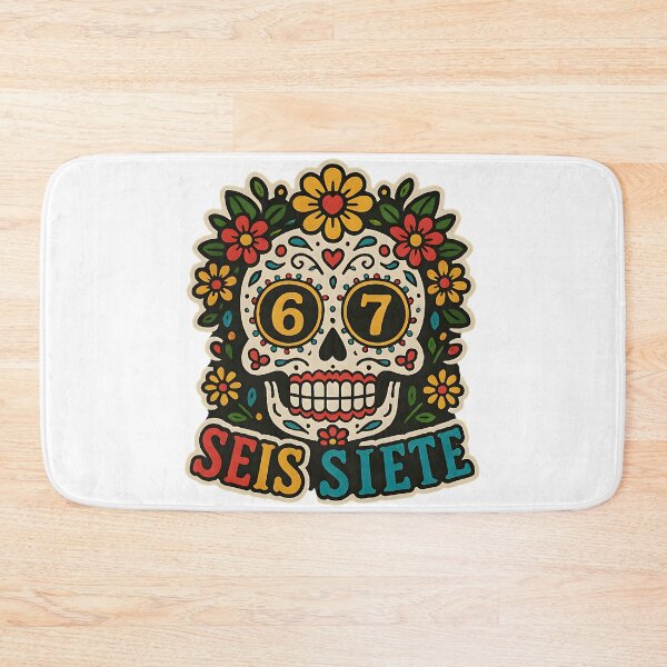 Item preview, Seis Siete 67 Diseño Floral de Calavera de Azúcar del Día de los Muertos designed and sold by ArtDesignTp.