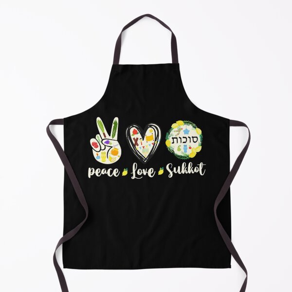 Item preview, Peace Love SUKKOT seven-day Jewish festival Hebrew designed and sold by NUMAcreations.