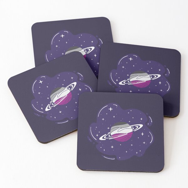 Item preview, Asexual Flag Planet – Subtle LGBTQ+ Pride for Everyday Wear designed and sold by SafeSpace-co.