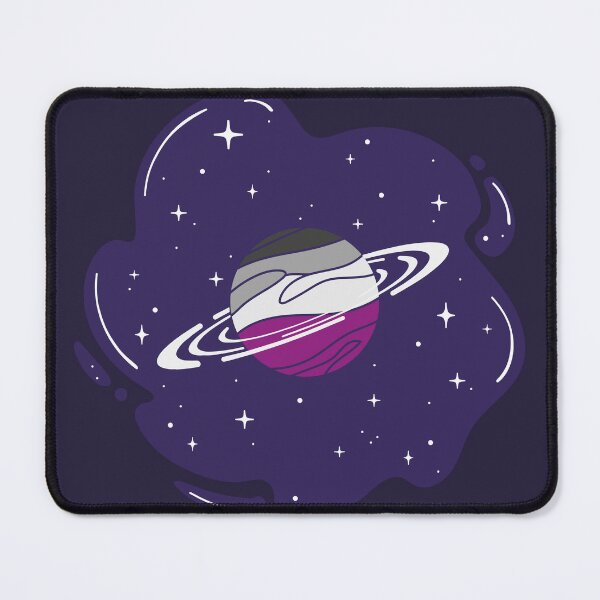 Item preview, Asexual Flag Planet – Subtle LGBTQ+ Pride for Everyday Wear designed and sold by SafeSpace-co.