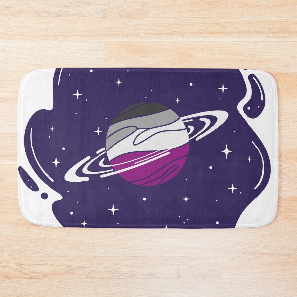 Item preview, Asexual Flag Planet – Subtle LGBTQ+ Pride for Everyday Wear designed and sold by SafeSpace-co.
