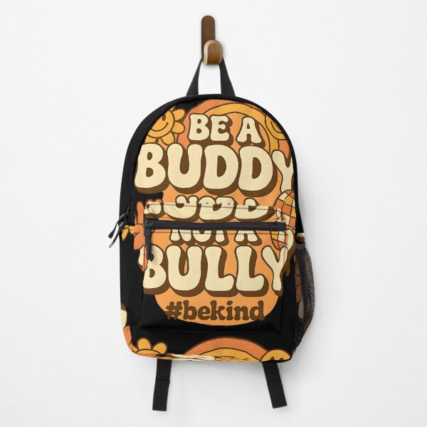 Item preview, Be A Buddy Not A Bully Retro Positive Kindness Design designed and sold by ArtDesignTp.