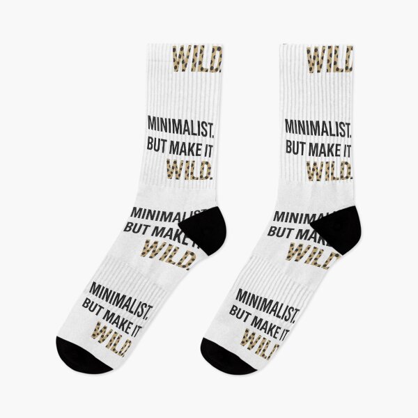 Item preview, Leopard Print Typography Design pink | “Minimalist but make it wild” Minimalist Quote Design | Fashion leopard designed and sold by DebuggedDressed.