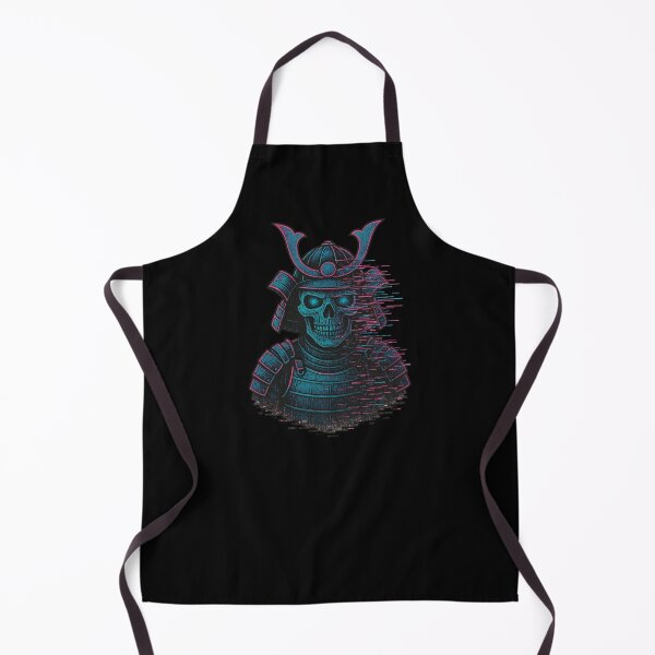 Item preview, Cyber Skull Samurai Neon Warrior | Futuristic Samurai Art | Glitchcore Cyberpunk Aesthetic | Digital Warrior Skull Design designed and sold by OnPointOutfits.