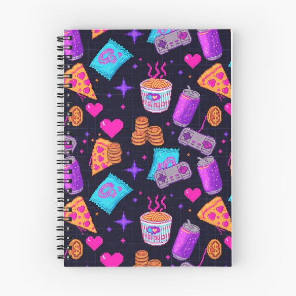 Item preview, Retro Gamer's Dream Feast - Pixel Snacks & Controller Pattern designed and sold by Barek532.