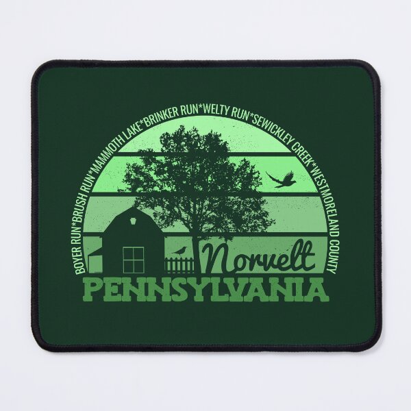 Item preview, Norvelt Pennsylvania Sunset Retro Vintage Local Pride Logo designed and sold by CRHPOD20.