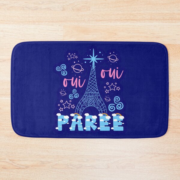Item preview, Eiffel Tower Cute Paris Rainbows designed and sold by Renata Illustrata.