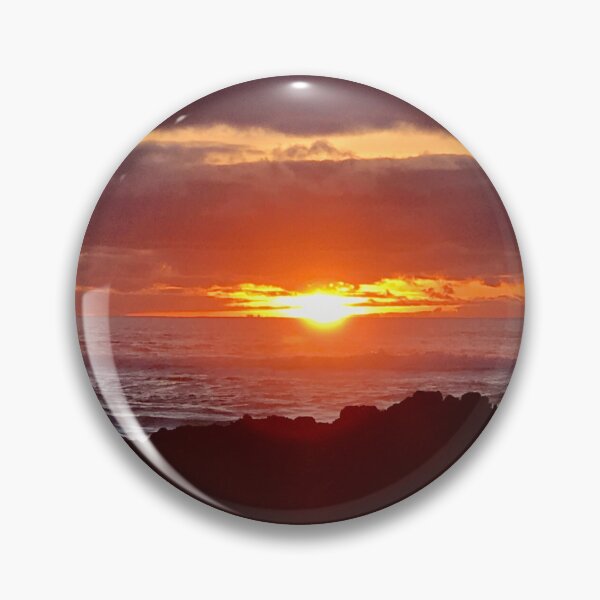 Item preview, Fiery Oregon Sunset Over the Pacific designed and sold by Beautyremains.