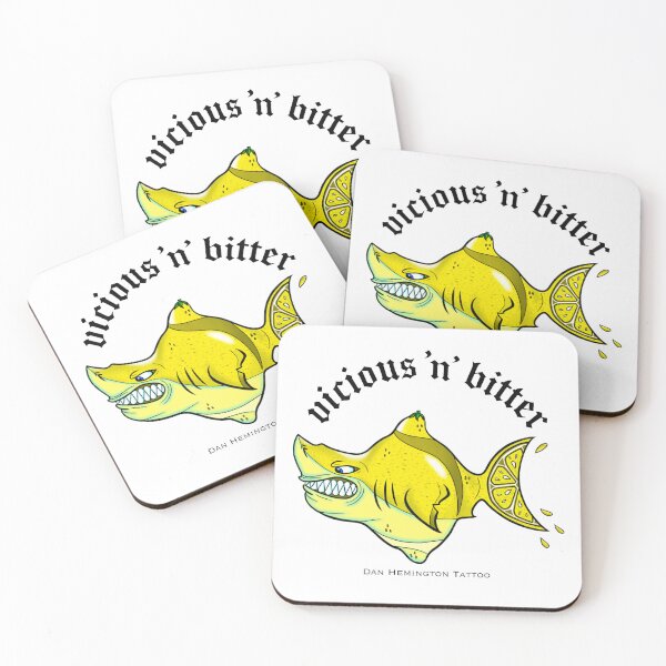 Item preview, Vicious ‘n’ bitter lemon shark designed and sold by DH-Tattoo.