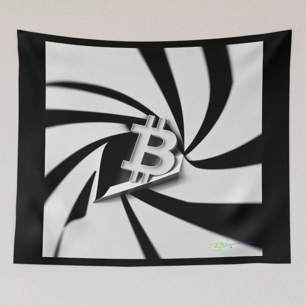 Item preview, Bitcoin Spiral Motion – Optical Crypto Illusion designed and sold by Benito Del Ray.