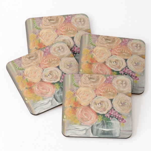 Item preview, autumn roses bouquet designed and sold by GabiVrnArt.