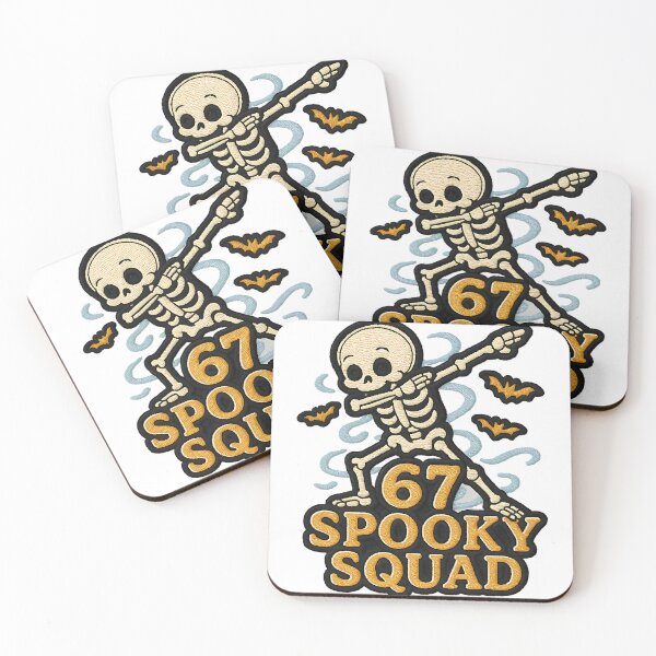 Item preview, 67 Spooky Squad funny halloween skeleton dance october humor gift idea designed and sold by ArtDesignTp.