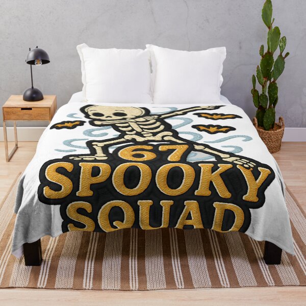 Item preview, 67 Spooky Squad funny halloween skeleton dance october humor gift idea designed and sold by ArtDesignTp.
