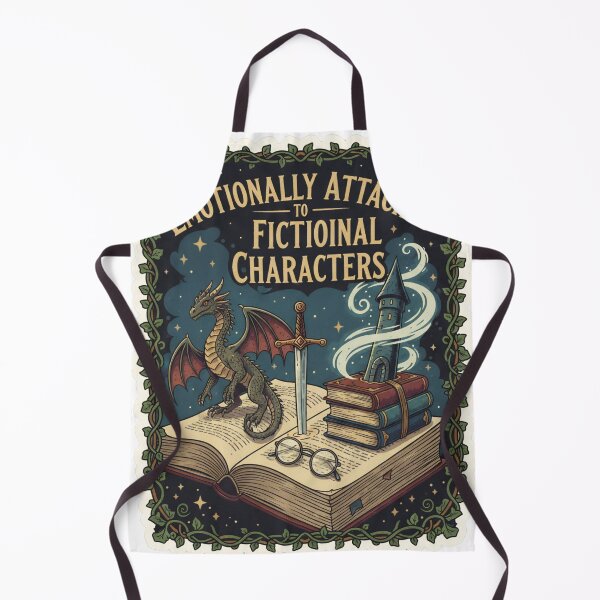 Item preview, Emotionally Attached to Fictional Characters - Fantasy Book Lover designed and sold by Barek532.