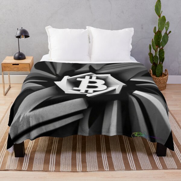 Item preview, Radiant Bitcoin Energy – Monochrome Op Art designed and sold by Benito Del Ray.