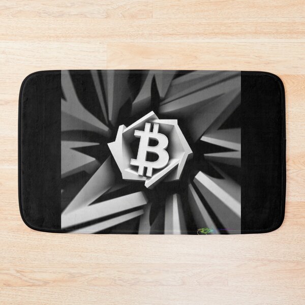 Item preview, Radiant Bitcoin Energy – Monochrome Op Art designed and sold by Benito Del Ray.