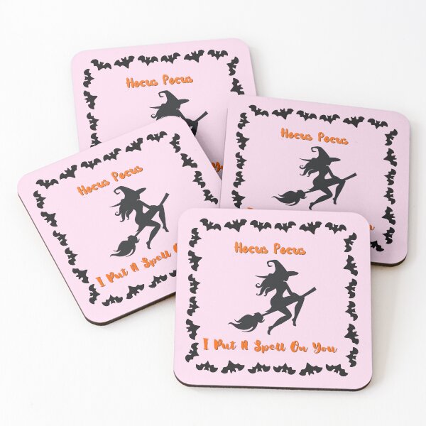 Item preview, I Put a Spell on You Witch and Bats Halloween Art designed and sold by Inkworksbyshery.