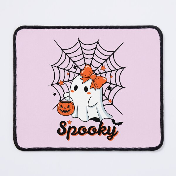 Item preview, Spooky Halloween with Cute Ghost, Bat, and Pumpkin designed and sold by Inkworksbyshery.