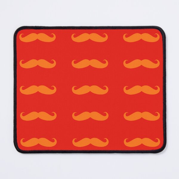 Item preview, red and orange hipster mustache design  designed and sold by grxyv.