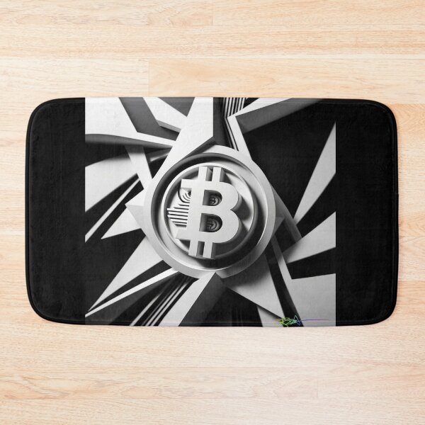 Item preview, Bitcoin Vector Motion – Modern Op Art designed and sold by Benito Del Ray.