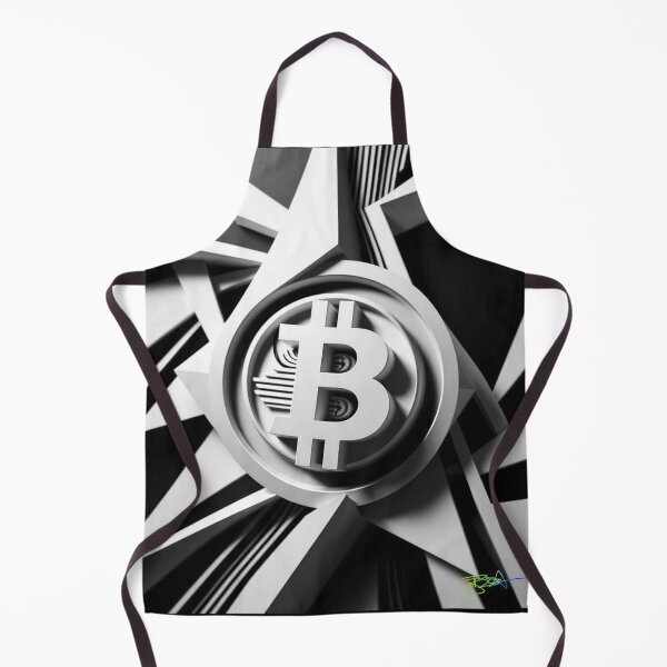 Item preview, Bitcoin Vector Motion – Modern Op Art designed and sold by Benito Del Ray.
