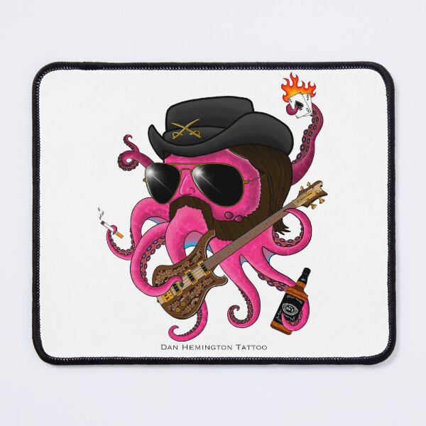 Item preview, Octopus Lemmy rockstar design designed and sold by DH-Tattoo.