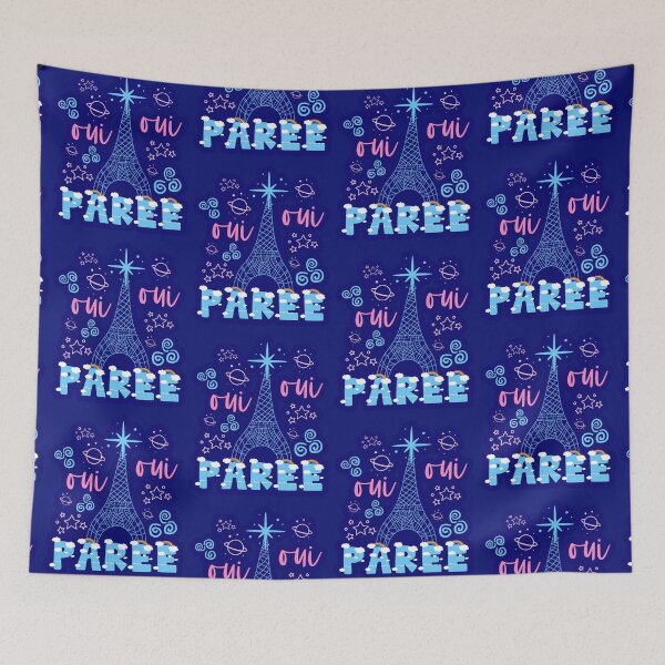 Item preview, Cute Paris Eiffel Tower Rainbows designed and sold by Renata Illustrata.