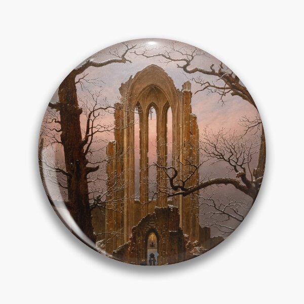 Item preview, Caspar David Friedrich. Monastery cemetery in snow designed and sold by likiska.