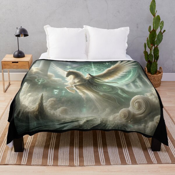 Item preview, "Brynhilde – The Valkyrie of Light | Norse Myth Divine Warrior Art" designed and sold by Umbra666.