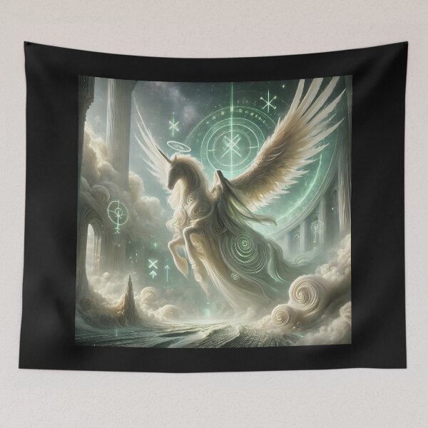 Item preview, "Brynhilde – The Valkyrie of Light | Norse Myth Divine Warrior Art" designed and sold by Umbra666.