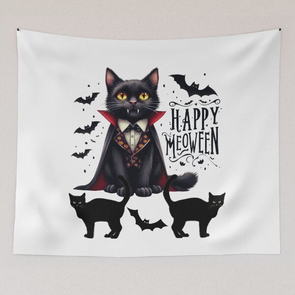 Item preview, Happy halloween - Black cat  designed and sold by Palmtree94.