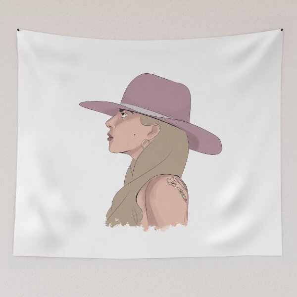 Item preview, Lady Gaga fan art with hat designed and sold by art5ntrol.