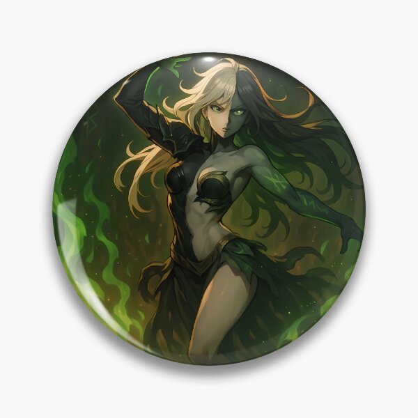 Item preview, Hel’s Flame Dancer – Anime Norse Goddess of the Underworld designed and sold by NorseDrip.