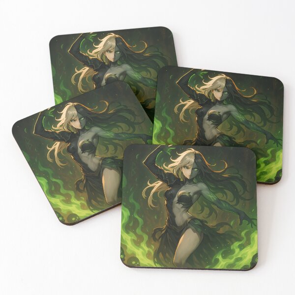 Item preview, Hel’s Flame Dancer – Anime Norse Goddess of the Underworld designed and sold by NorseDrip.