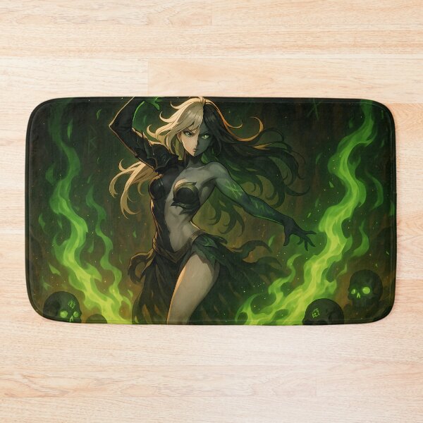 Item preview, Hel’s Flame Dancer – Anime Norse Goddess of the Underworld designed and sold by NorseDrip.